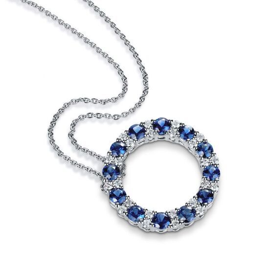 The Velvet Vault - Sapphire Pendants